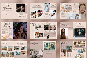 Photoshop Senior Girl Magazine