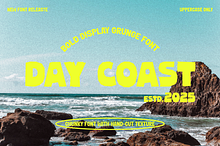 Day Coast – Grunge Display Font