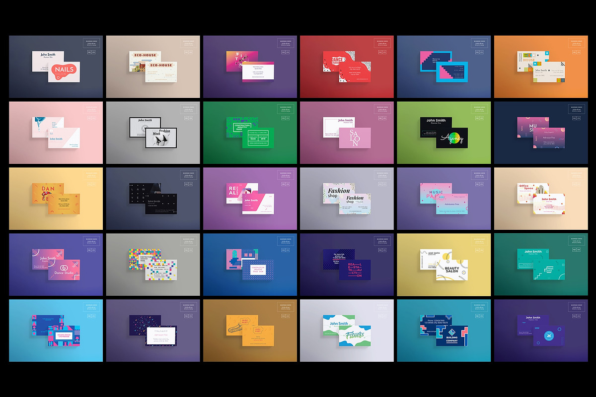 Business Card Template Bundle Sale, a Business Card Template by Amber Graphics (Photo 5 of 5)