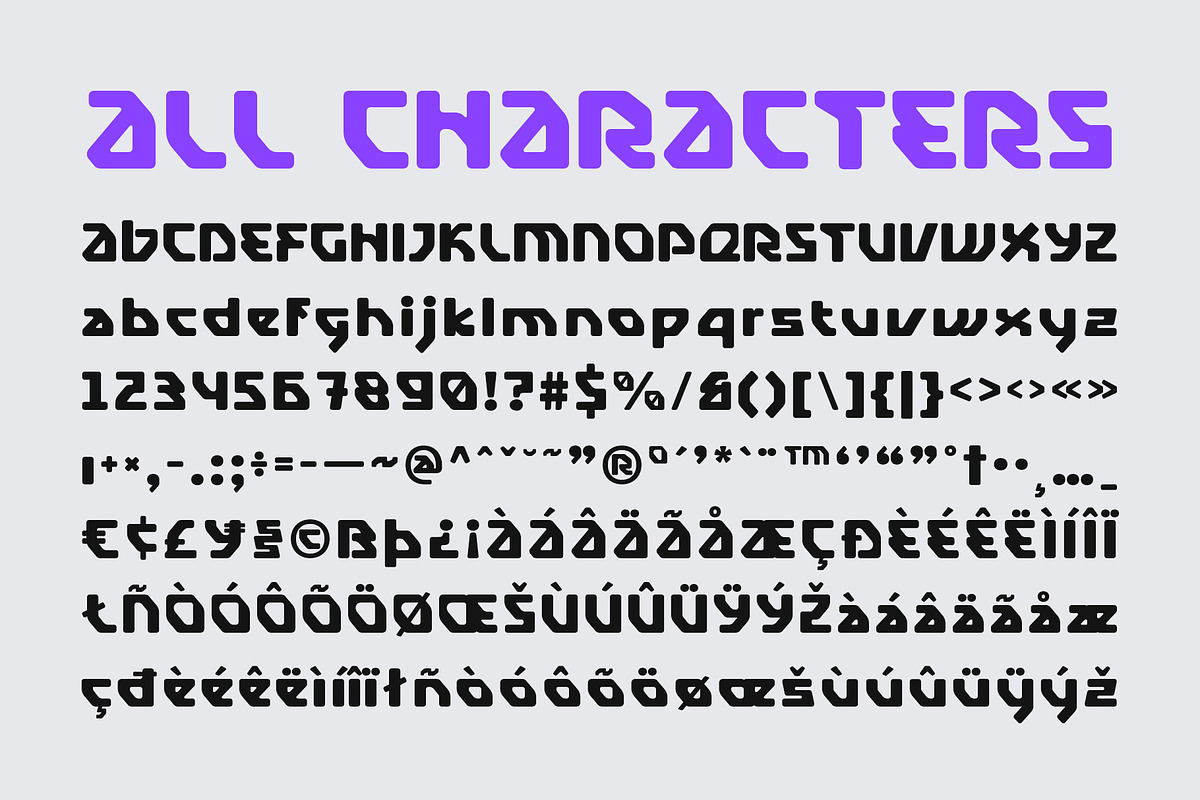 CS Elroy – Techno Font, a Sans Serif Font by Craft Supply Co. (Photo 8 of 8)