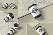 Disposable Coffee Cup Mockups, a Cups & Container Mockup by ZippyPixels (Thumbnail 2 of 7)