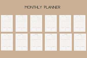 Planner Canva Templates Editable