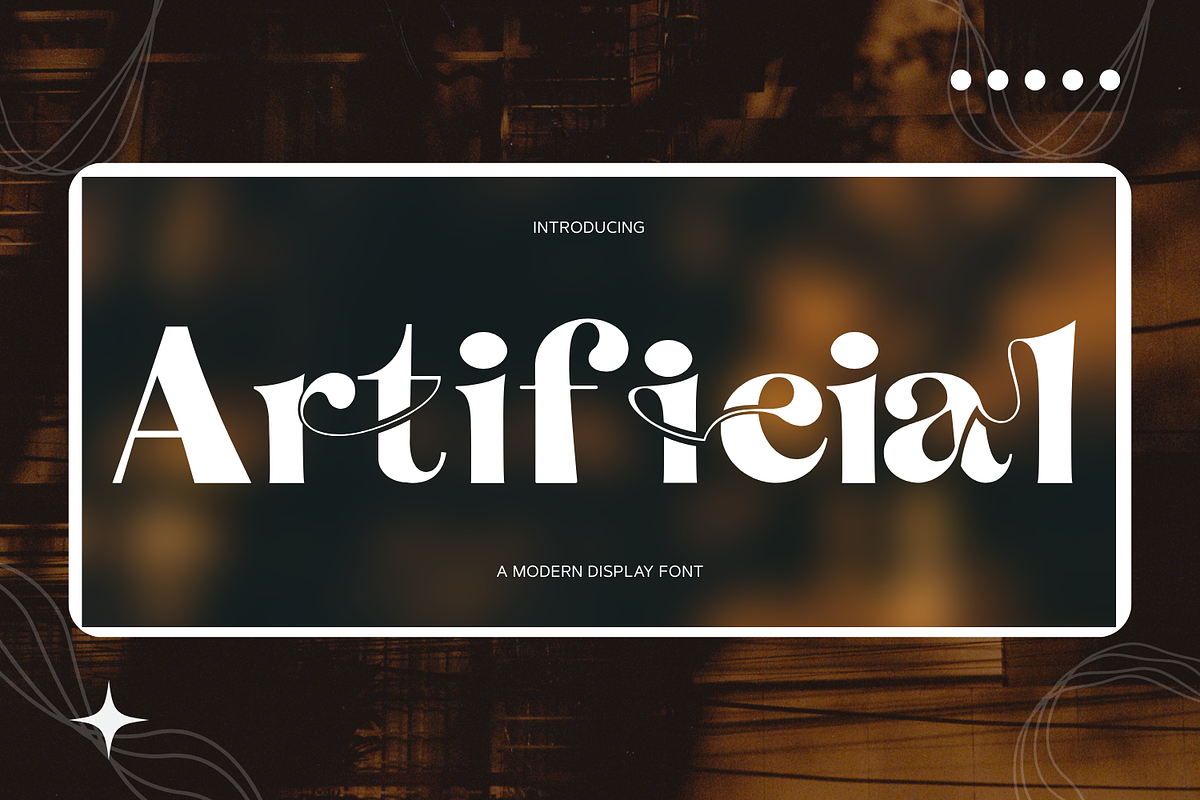 Artificial | Modern Elegant Font, a Sans Serif Font by 177Studio (Photo 1 of 8)