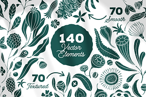 Australian Bush Florals Vector Set