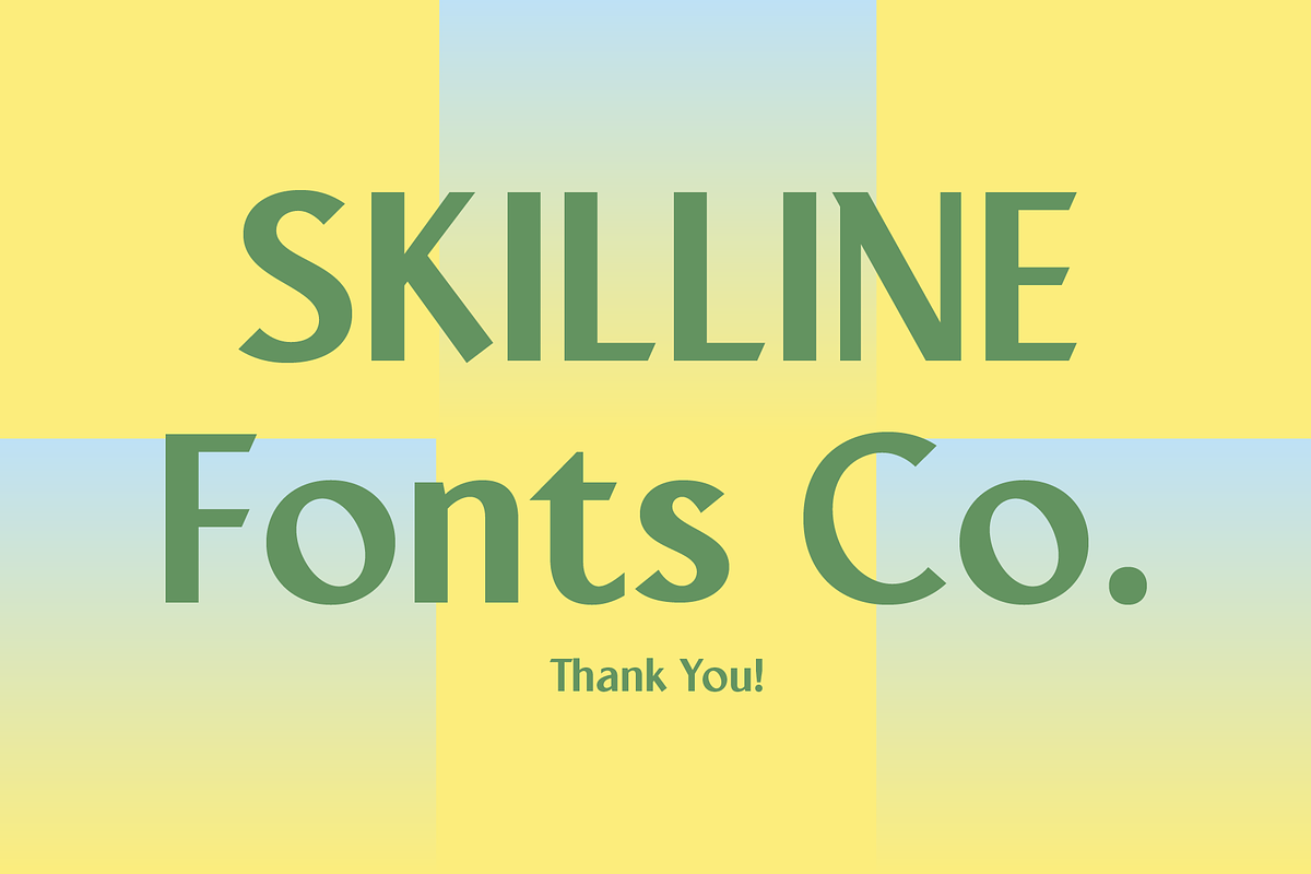 SFC Court Café, a Sans Serif Font by Skilline Supply Co. (Photo 5 of 5)