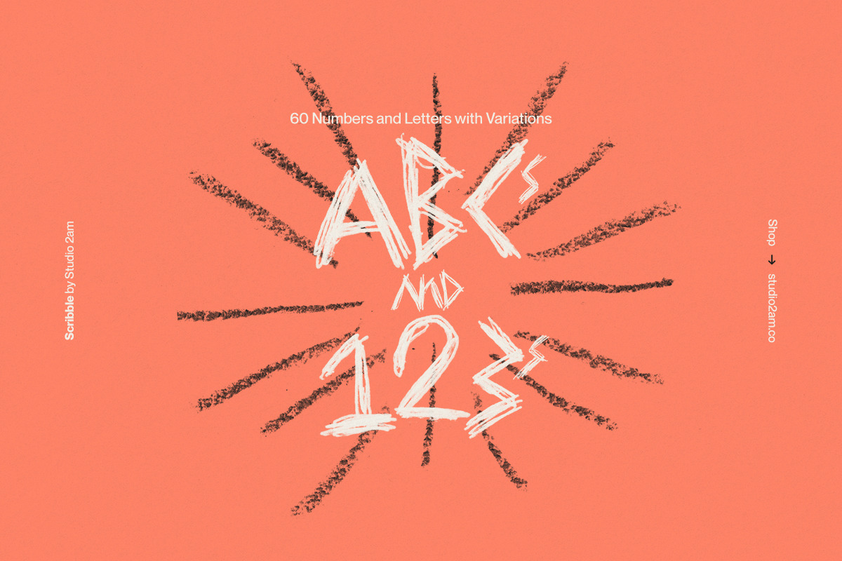 Scribble - 500+ lines, shapes + more, a Texture Graphic by Studio 2am (Photo 4 of 11)