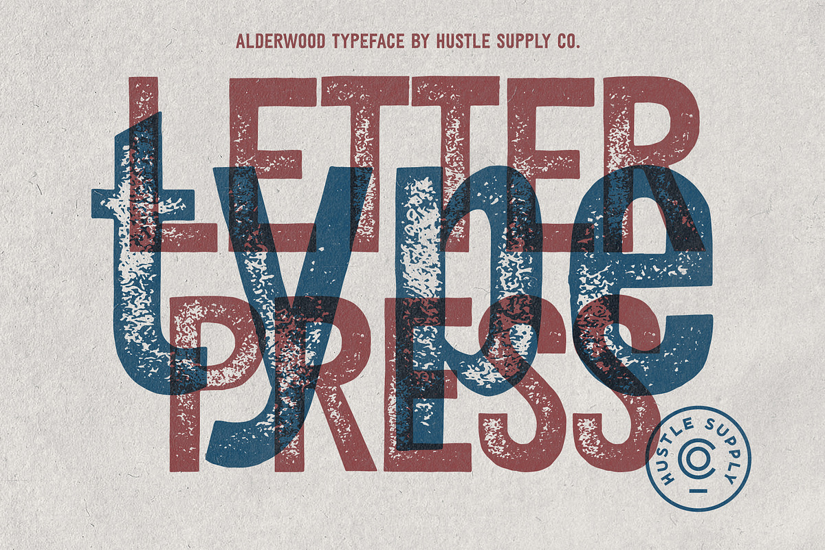 Alderwood, a Sans Serif Font by Hustle Supply Co. (Photo 2 of 8)