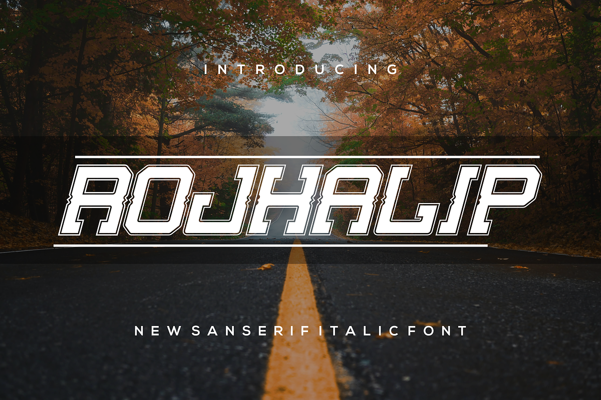 Rojhalip, a Sans Serif Font by riotama85 (Photo 3 of 5)