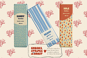 Coastal patterns Stripe Wave Retro, a Pattern Graphic by Yuliya Derbisheva (Thumbnail 3 of 13)