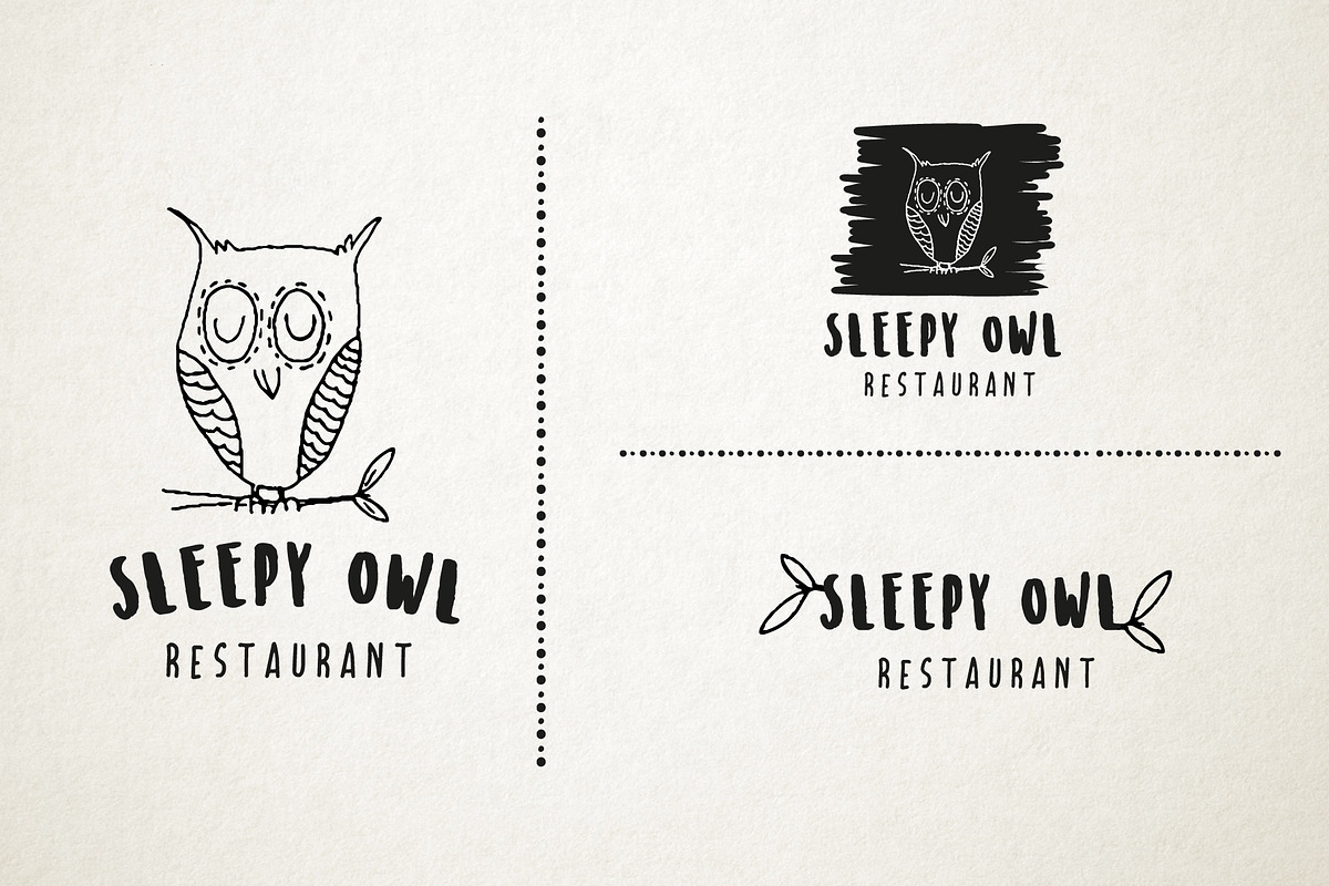 Feminine premade hand drawn logo 01, a Branding & Logo Template by Nues Design (Photo 11 of 11)