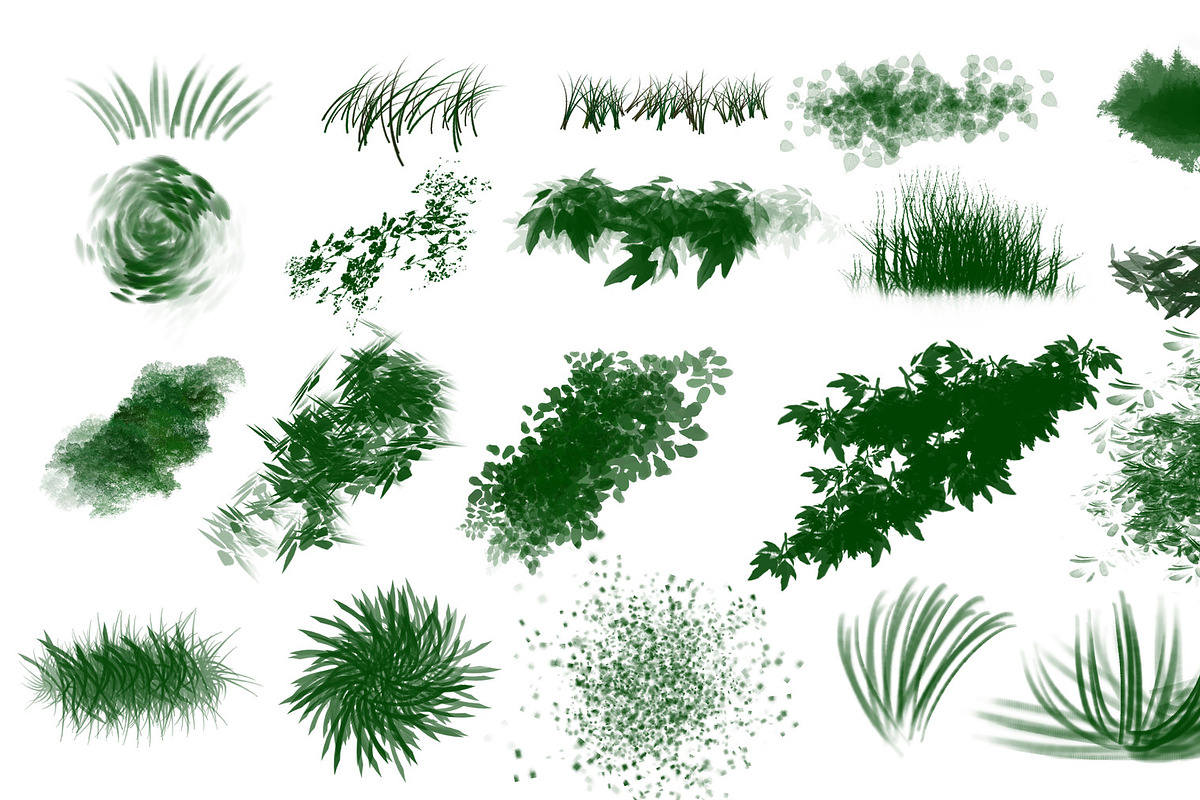 Foliage Brushes, Photoshop Procreate, a Brush Add-On by vurdembrushes (Photo 3 of 3)
