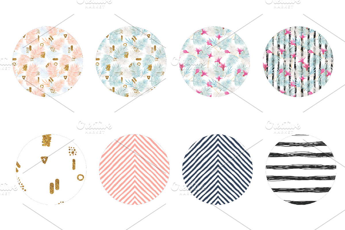 Eternal summer, a Pattern Graphic by Vavavka (Photo 6 of 7)