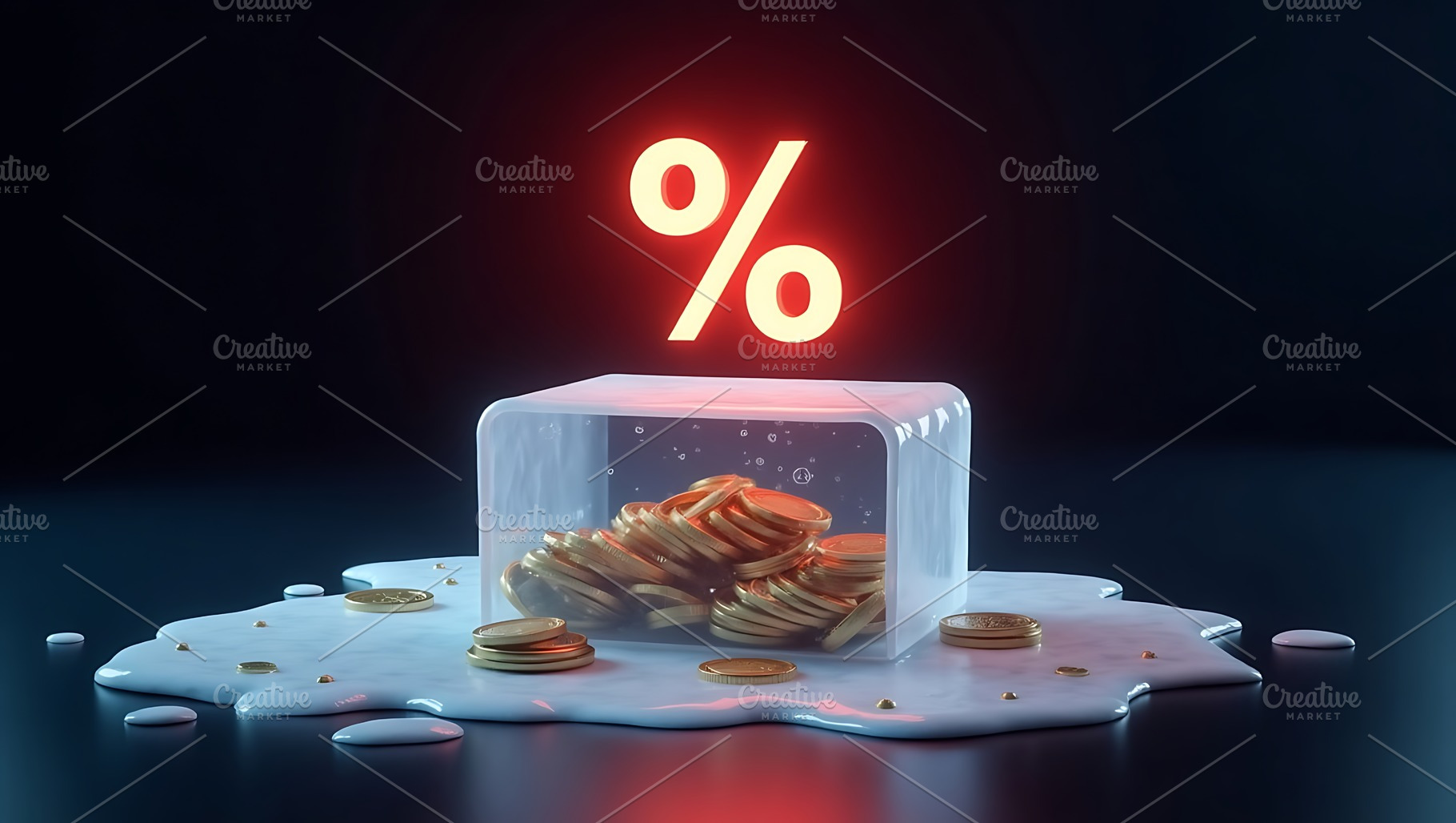 Interest rates and frozen assets, a Business Photo by Artonix