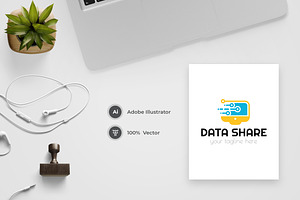 Data Share Logo Template