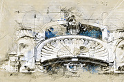 Arch Sketch Photoshop Action, an Action Add-On by GorynArt (Thumbnail 20 of 24)