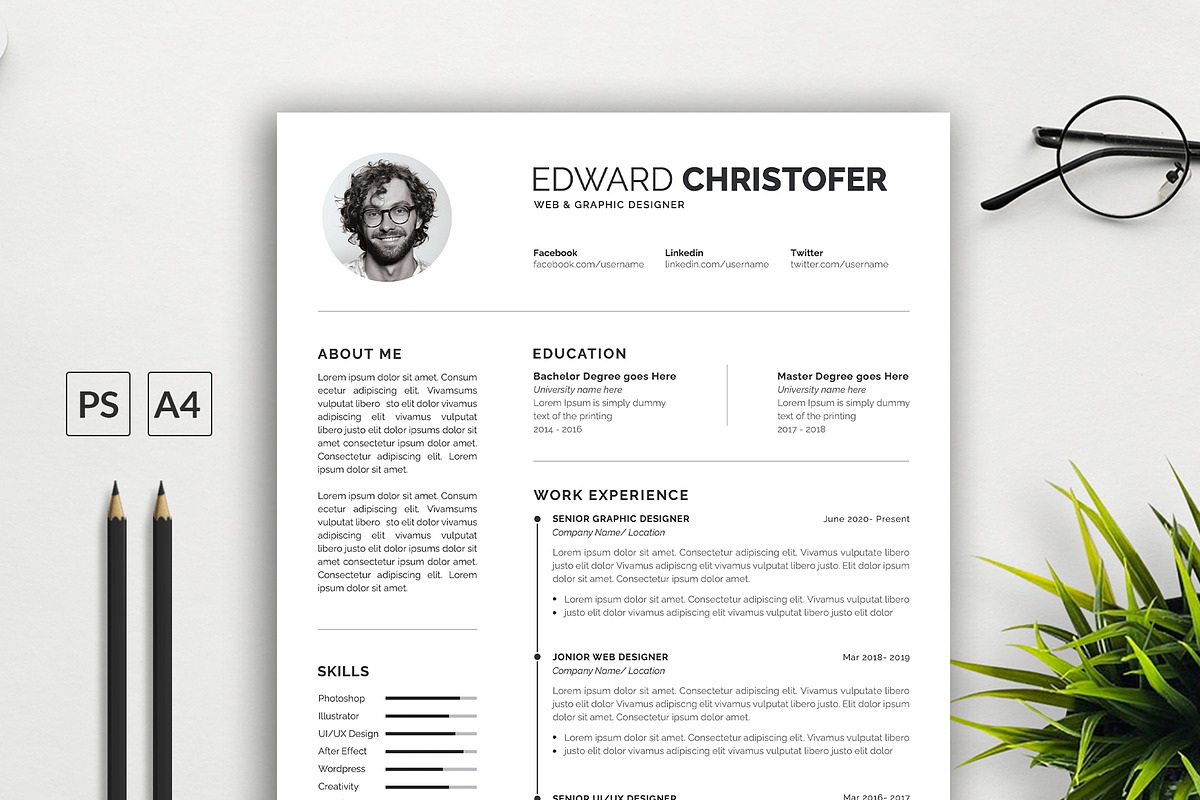 Resume, a Resume Template by Abdul Studio (Photo 1 of 6)