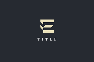 Luxury Elegant E Leaf Logo, a Branding & Logo Template by baqoos