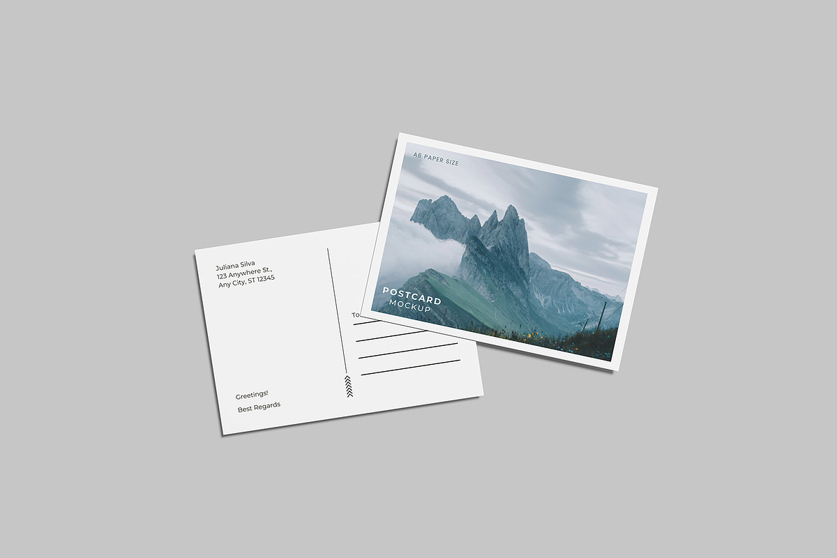 High Quality Post Card Mockup, a Print Template by lamorastudio (Photo 4 of 11)