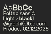 Poltab Font, a Sans Serif Font by Glyphminds Studios (Thumbnail 5 of 11)
