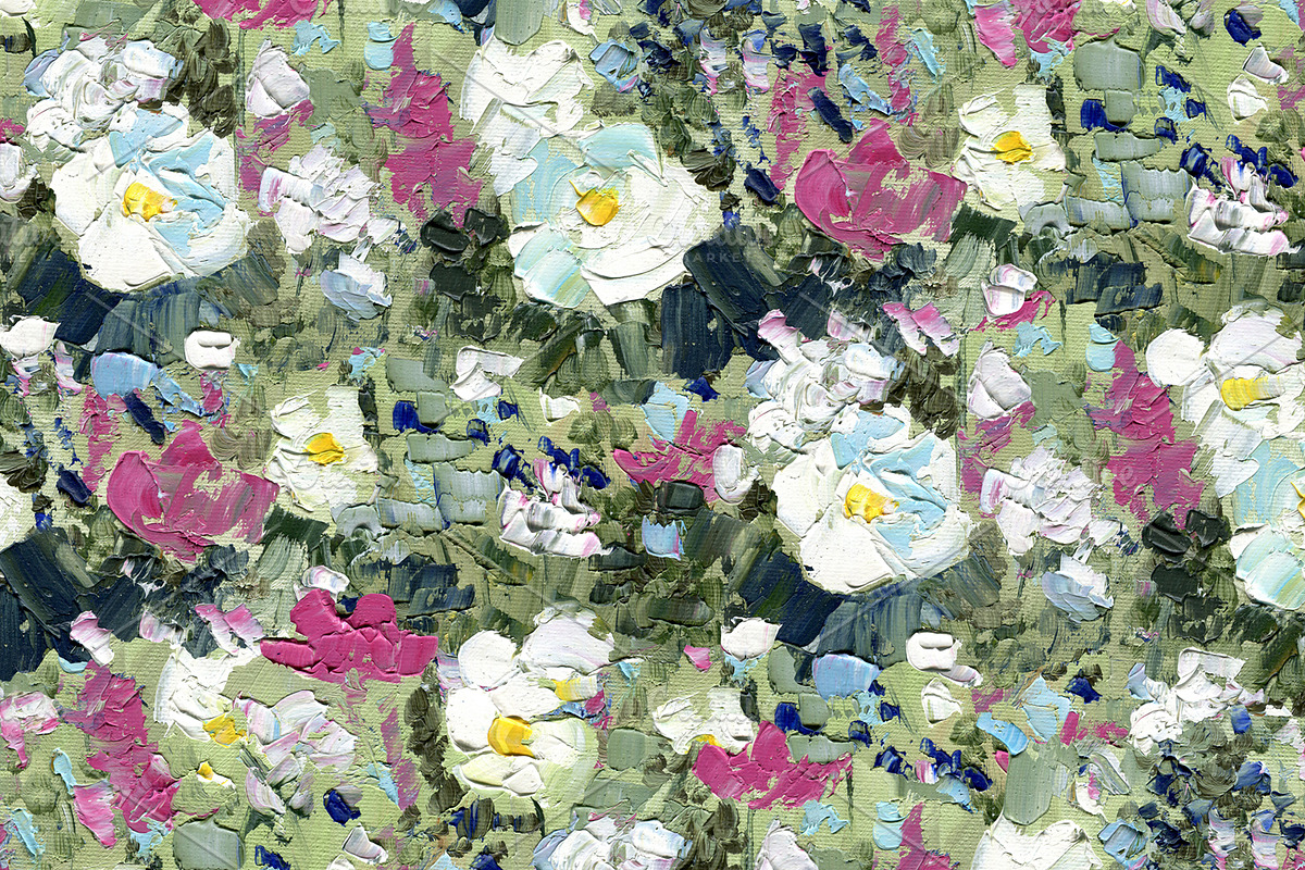 Oil painting seamless patterns., a Pattern Graphic by TaPilipa (Photo 3 of 15)
