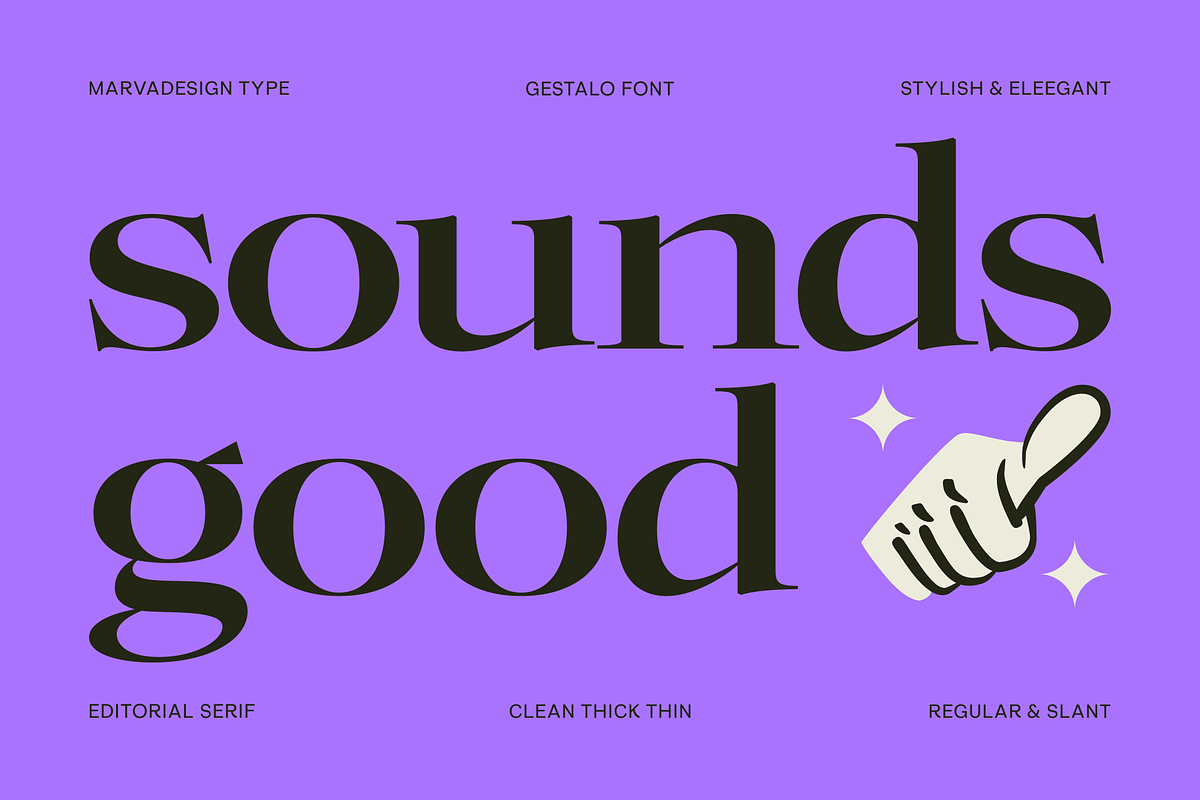 Gestalo - Elegant Family Serif, a Serif Font by Marvadesign (Photo 2 of 10)