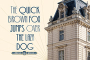 Decondol Art Deco Typeface, a Sans Serif Font by alit design (Thumbnail 5 of 17)