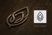 Wooden logo Mock-up, a Product Mockup by shaman (Thumbnail 5 of 5)