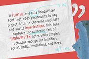 Aniu Skinny Girl  Handwritten Font, a Handwritten Font by aniunova (Thumbnail 3 of 7)