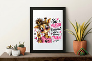 Cute Giraffe Inspirational Sublim, a Seasonal Illustration by Craft Nest (Thumbnail 4 of 6)