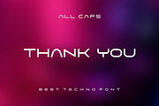 Geyop Techno Font, a Sans Serif Font by alanwarstd (Thumbnail 5 of 5)