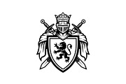 Medieval Knight Shield Vector Bundle, an Illustration by Designs_River (Thumbnail 42 of 51)