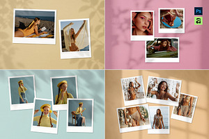 Polaroid Photo Mockup Template, a Presentation Template by DesignerCandies