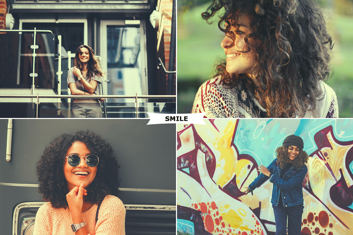 Smile Photoshop Actions preview 7