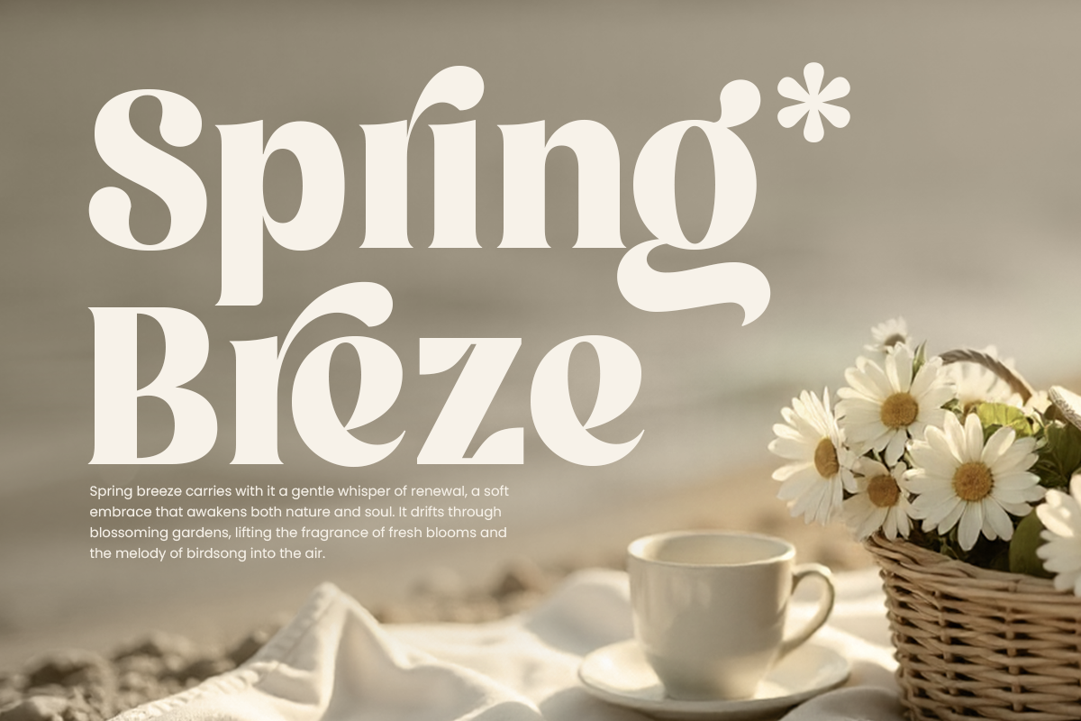 Mellow Spirit - Modern Retro, a Serif Font by Annivers Type (Photo 3 of 10)