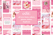 Pink Instagram Reel Covers, a Social Media Template by Oh So Social Boutique (Thumbnail 4 of 5)