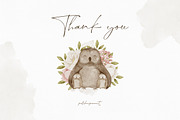 Mom & Baby Animals Floral Collection, an Animal Illustration by polikarpovaart (Thumbnail 12 of 12)