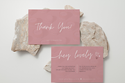 Thank You Card Template For Business, a Stationery Template by Gebers Marketing & Design (Thumbnail 1 of 8)
