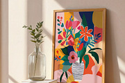 Matisse Inspired Floral Poster, a Decorative Illustration by elfy creative (Thumbnail 5 of 5)