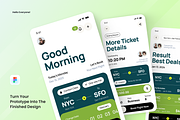 JetGo Flight Booking UI Mobile Apps, an UI Kit Template by SquidPixey (Thumbnail 3 of 3)