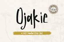 Ojakie - Cute Display Font