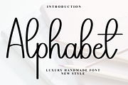 Alphabet, a Handwritten Font by FreshTypeINK (Thumbnail 1 of 8)