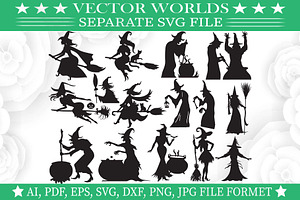 Halloween Witch Svg, Witch Svg