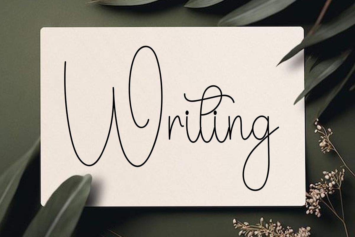 Book Handwriting, a Handwritten Font by InermediaSTUDIO (Photo 2 of 8)