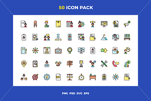 Human resources icons, an Outline Icon by Wencory
