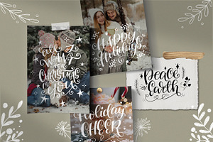 Magic Of Christmas Lettering Overlay