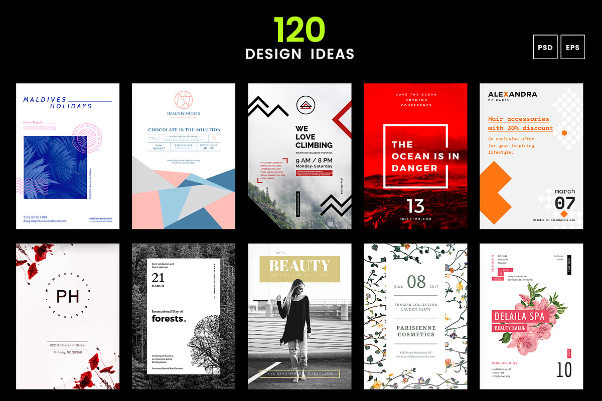 Flyer & Poster Template Bundle Sale, a Flyer Template by Amber Graphics (Photo 4 of 5)