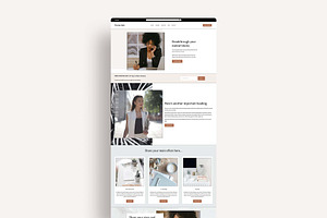 Squarespace 7.1 Template: Donna