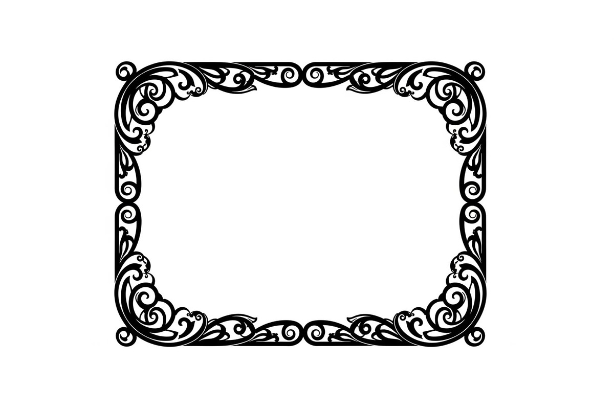 Vintage Scroll Corner Frame Bundle, an Illustration by Gfx_Store (Photo 5 of 48)