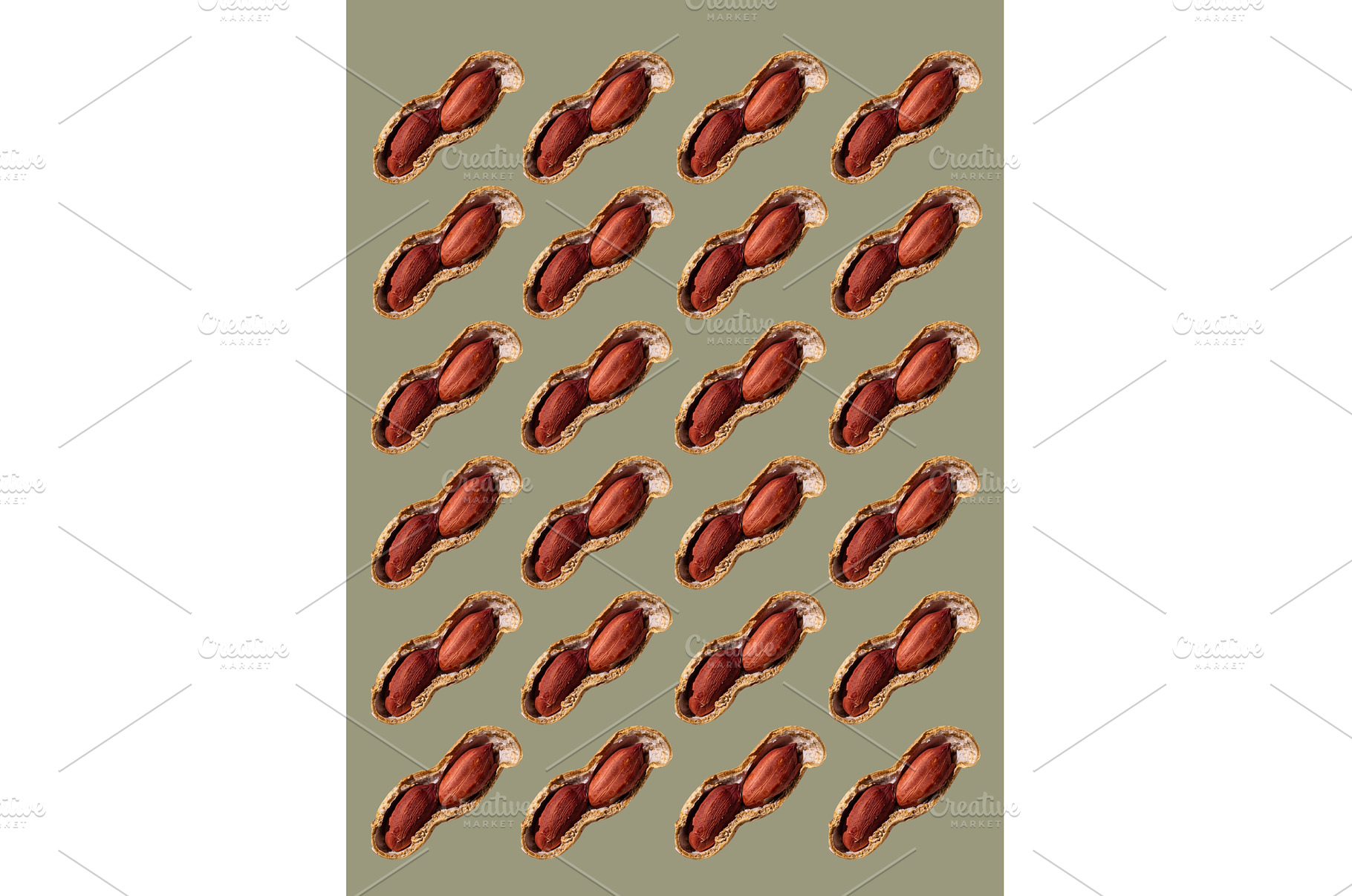 Peanuts with shell isolated on color, a Food & Drink Photo by Yulia Furman
