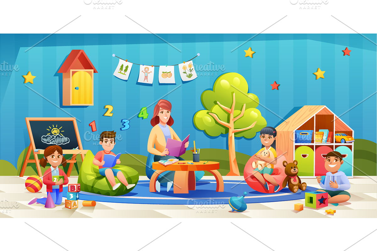 Kids Kindergarten Collection, an Education Illustration by YG Studio (Photo 11 of 11)